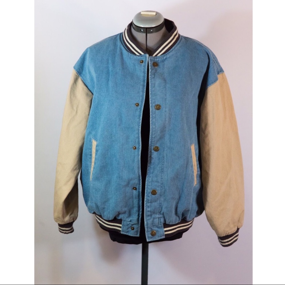 Cobra jean bomber jacket!!